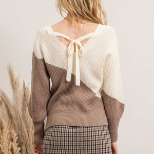 Harmony Tie Knit Sweater