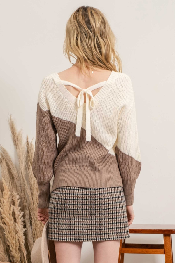 Harmony Tie Knit Sweater