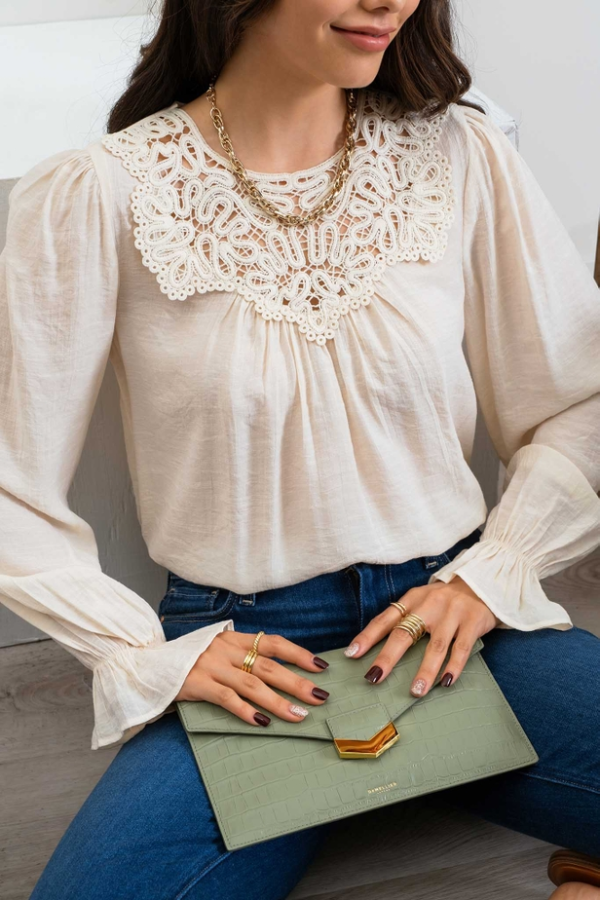Lace Charm Long Sleeve Top